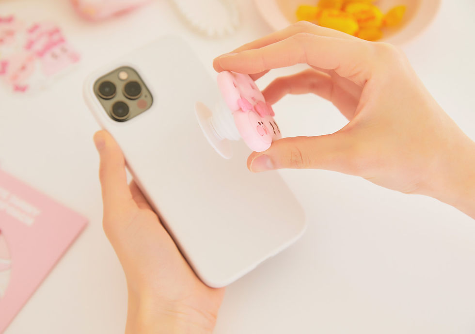 縮圖：Kakao Friends Apeach x Esther Bunny Phone Grip 手機支架