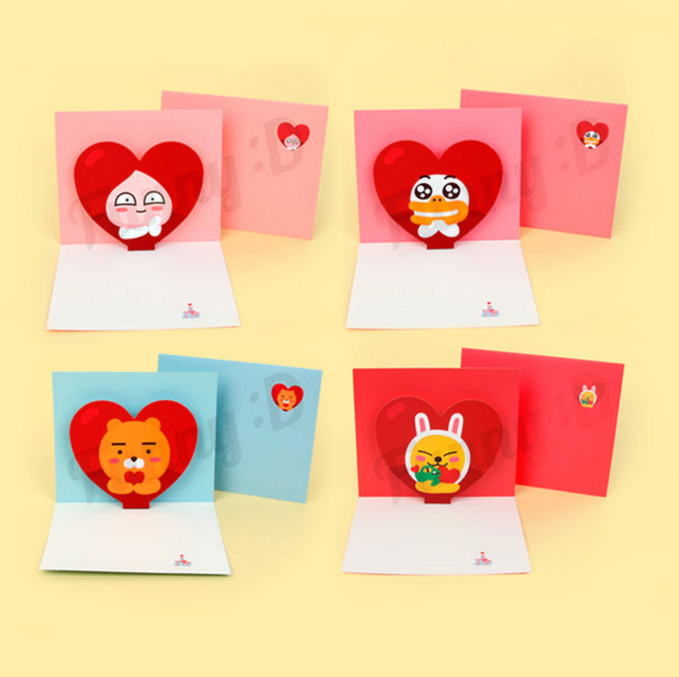 縮圖：Kakao Friends Card Set 心意卡片套裝
