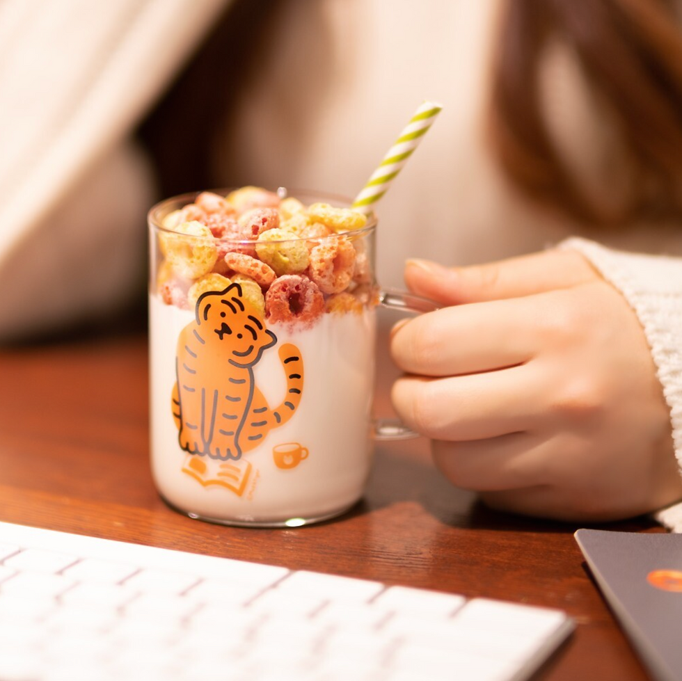 縮圖：Muzik Tiger Tiger Glass Mug Small 耐熱玻璃杯
