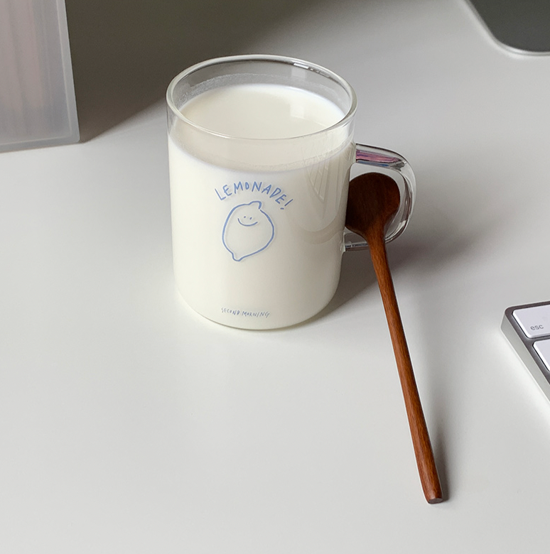 縮圖：【現貨】Second Morning Lemony Glass Cup 透明耐熱玻璃杯
