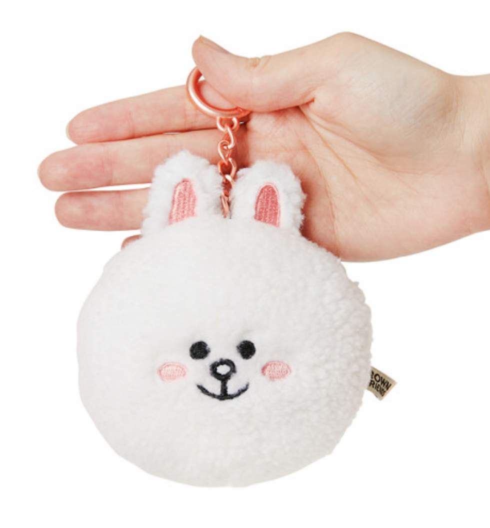縮圖：Line Friends Cony Mirror Keychain 鏡子鑰匙扣