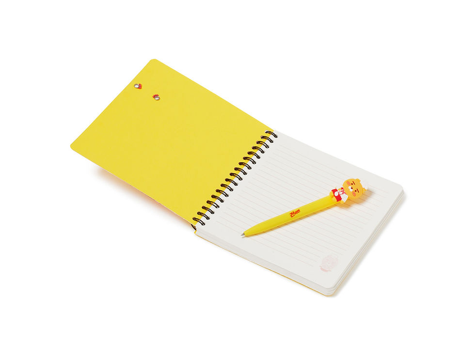 縮圖：Kakao Friends x Jin 拉麵 Ryan Note Pen Set 筆記套裝