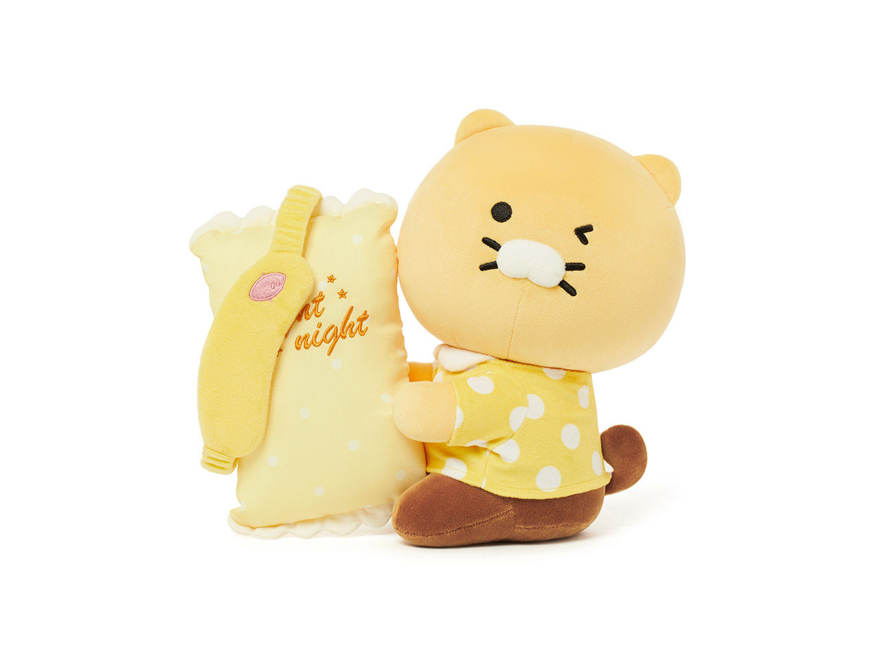Kakao Friends 春植 Plush Toy With Pajama&Pillow 夢鄉公仔