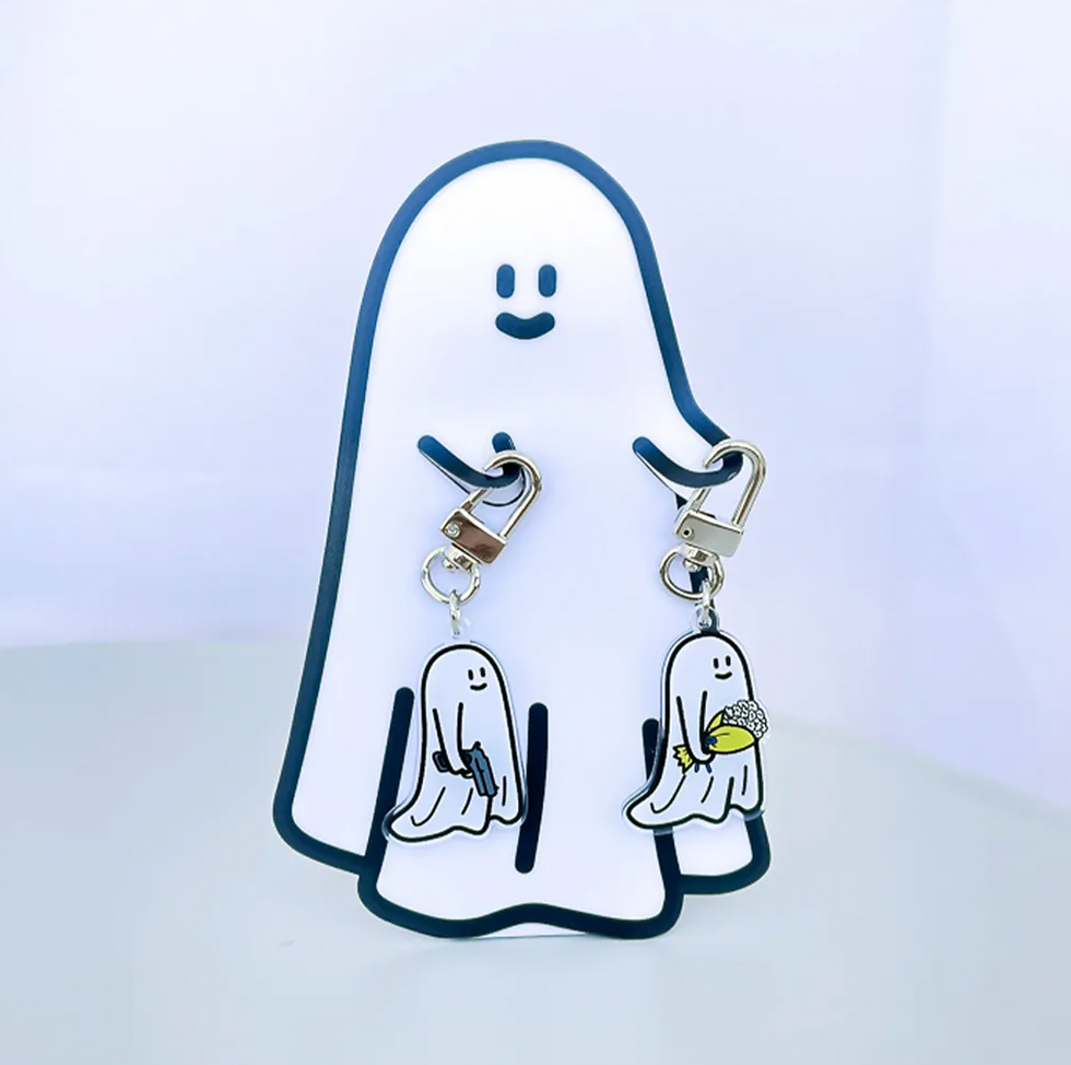 縮圖：Percentage/Design p/d 幽靈大軍 Ghost Gun Gordy Keyring 鎖匙扣