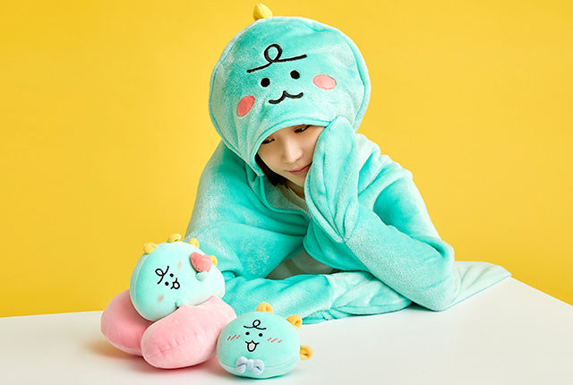 縮圖：Kakao Friends Jordy Blanket 連帽披風毯子
