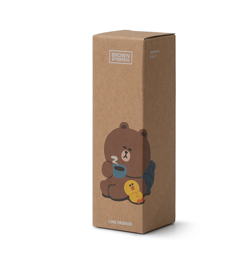 縮圖：Line Friends Brown with Sally 不鏽鋼保溫杯 400ml