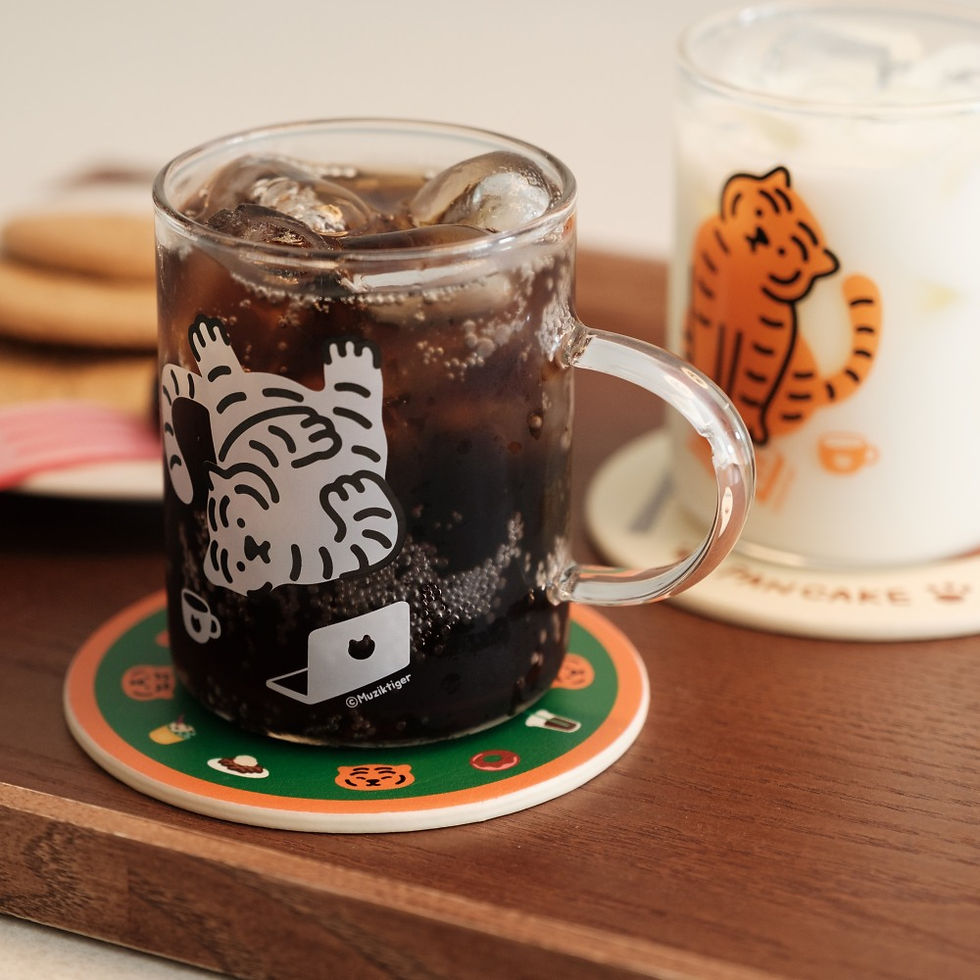 縮圖：Muzik Tiger Coaster 磁石杯墊套裝 2p