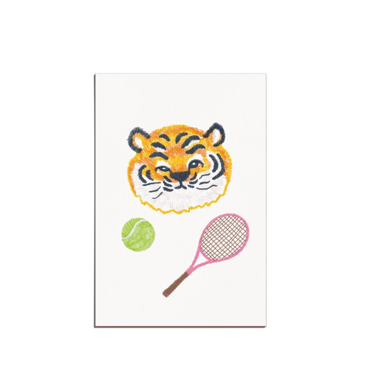 Muzik Tiger Tennis Tiger Postcard 明信片