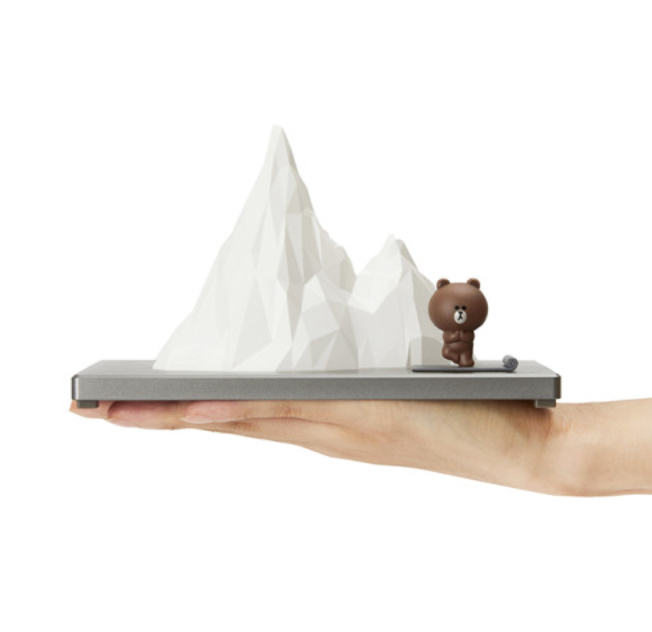 縮圖：Line Friends Brown Aroma Mountain Incense Holder 線香座(直)