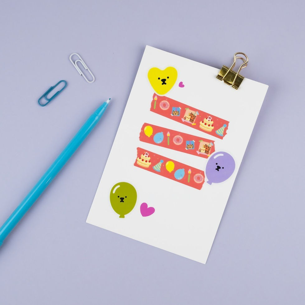 縮圖：Muzik Tiger Congrats Tiger Masking Tape 紙膠紙