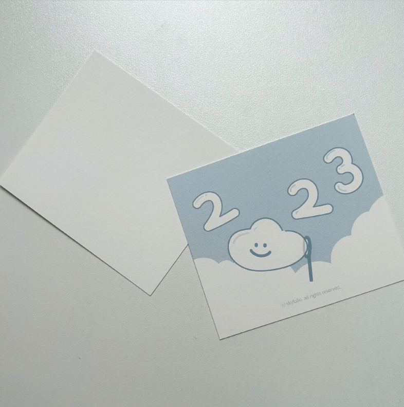 縮圖：Skyfolio 2023 Postcard 心情雲雲明信片
