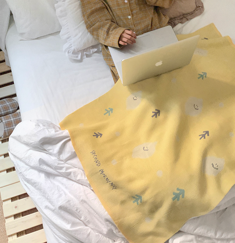 縮圖：Second Morning Semo Knit Blanket 毛氈