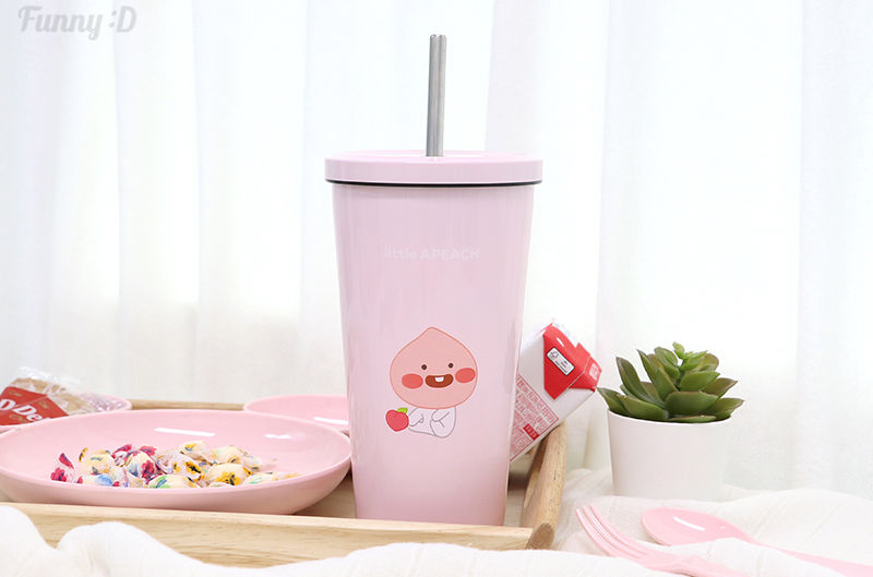 縮圖：Kakao Friends Little Ryan/Apeach Stainless Tumbler 不銹鋼隨行杯｜Little Friends