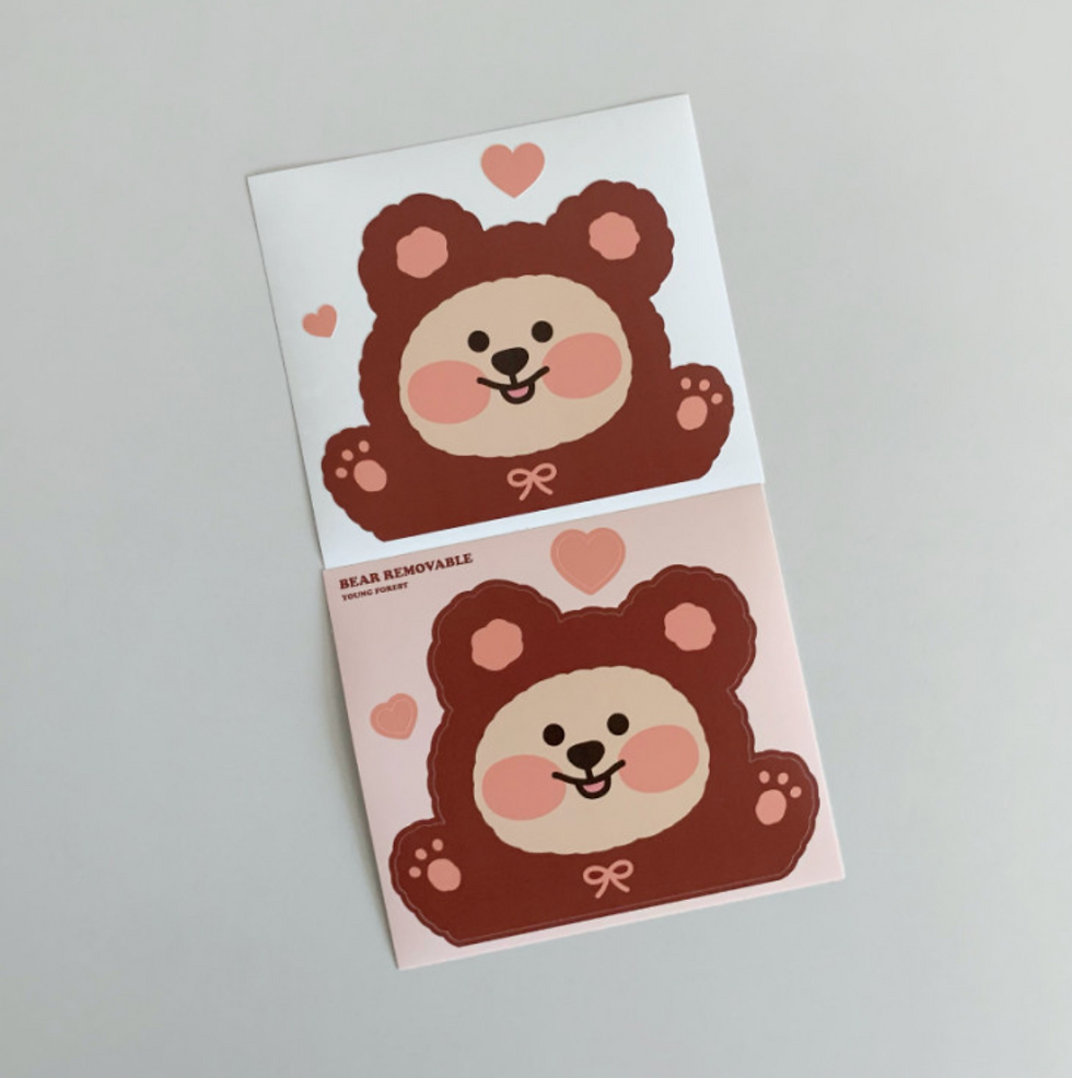 縮圖：YOUNG FOREST Baby Quokka Bear Removable Sticker Set 大貼紙