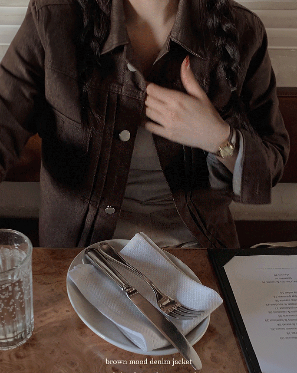 縮圖：[Slowand] #Slowmade Vintage Brown Denim Jacket