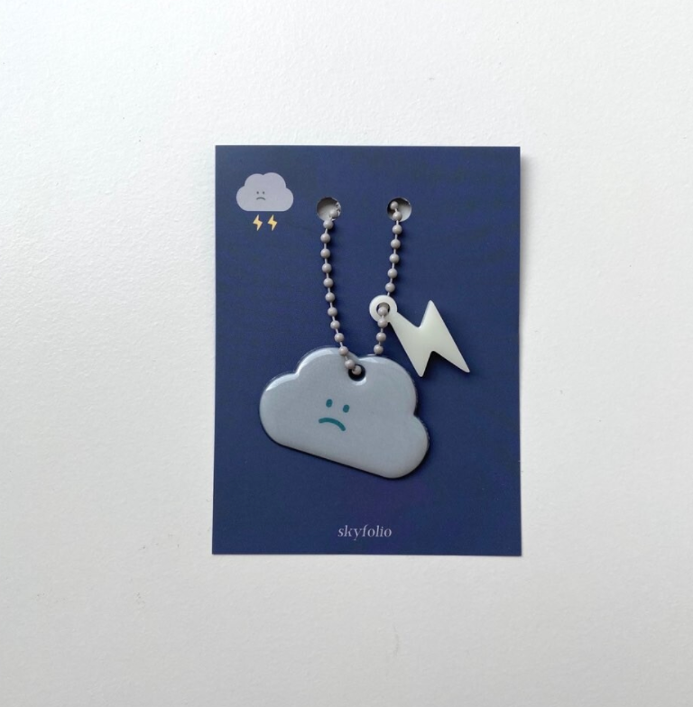縮圖：Skyfolio Cloudy Cloud Keyring 鑰匙扣