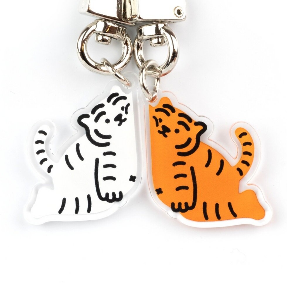 縮圖：【現貨】Muzik Tiger It's Okay Tiger Keyring 鑰匙扣