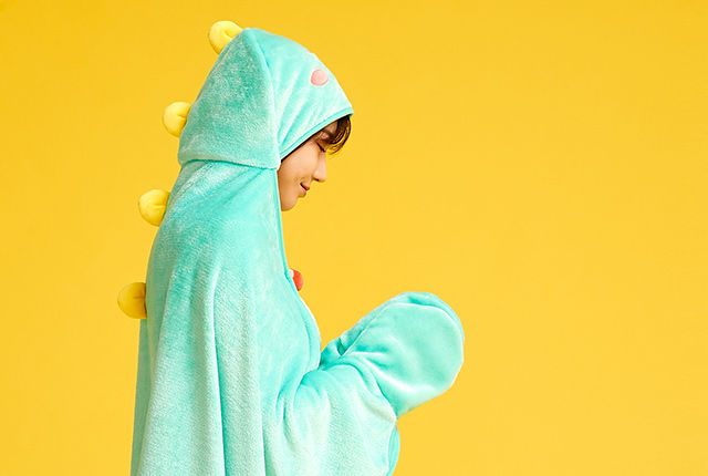 縮圖：Kakao Friends Jordy Blanket 連帽披風毯子