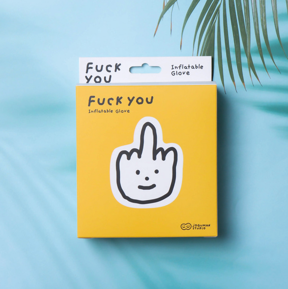 縮圖：Joguman Studio Fuck You Inflatable Glove 中指充氣手套