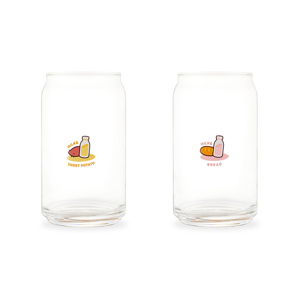 縮圖：Kakao Friends Ryan/春植 & Tube/Apeach Glass Set 2P 玻璃杯套裝