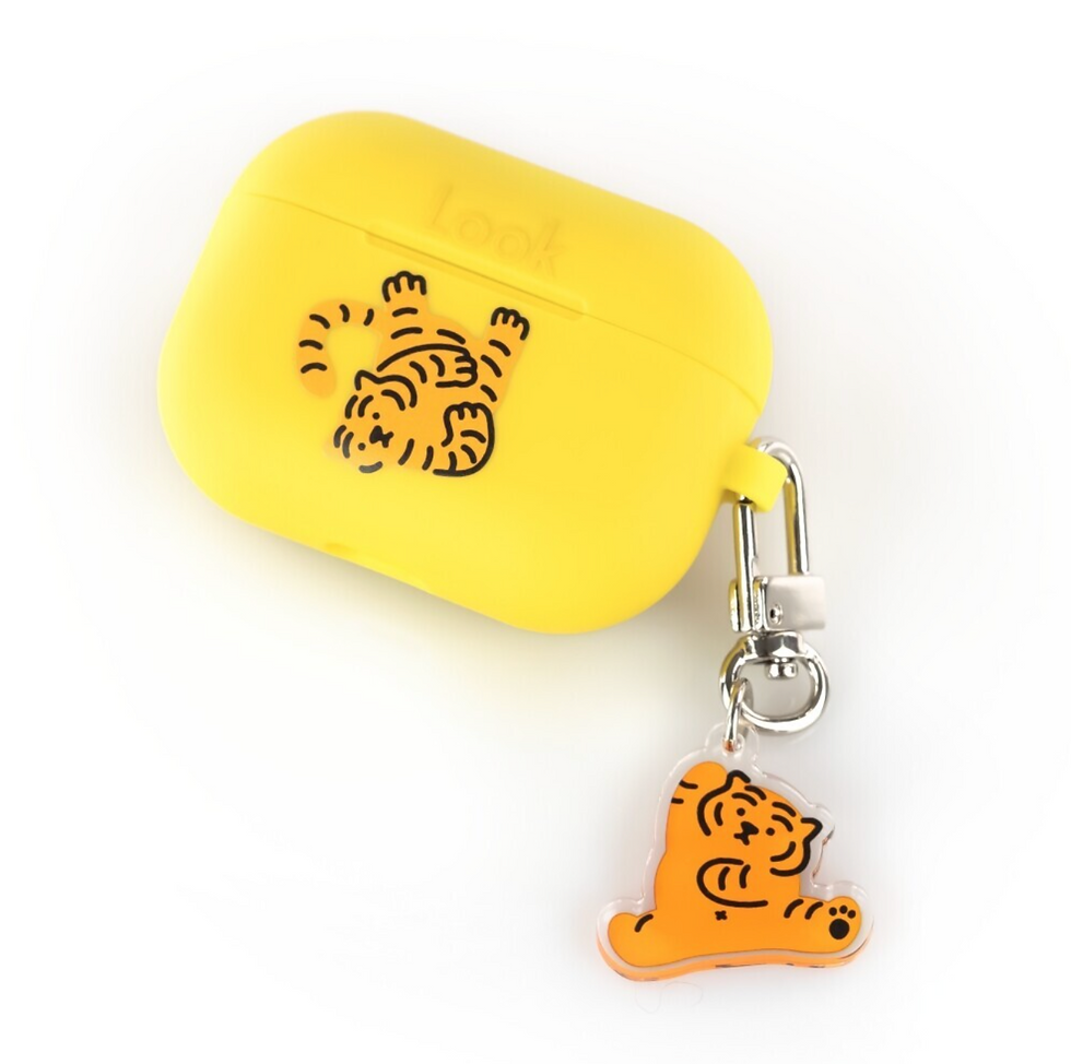 縮圖：Muzik Tiger Stretching Tiger Keyring 鑰匙扣