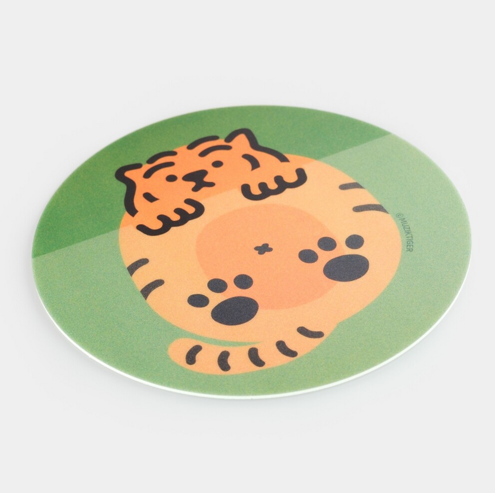 縮圖：Muzik Tiger Peekaboo Tiger PVC Mouse Pad 滑鼠墊