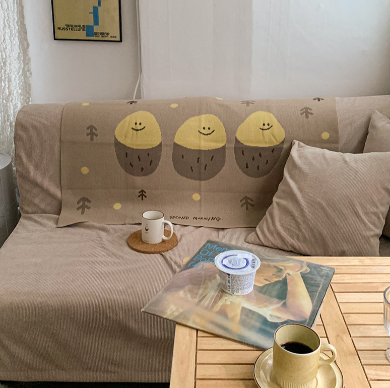 縮圖：Second Morning Semo Knit Blanket 毛氈