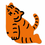 縮圖：Muzik Tiger It's OK tiger Big Removable Sticker 貼紙