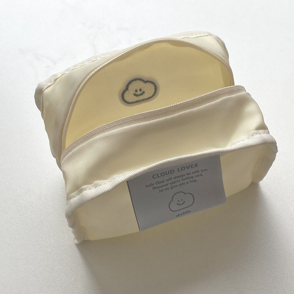 縮圖：Skyfolio Wappen Zipper Pouch 拉鍊小袋 (2色)