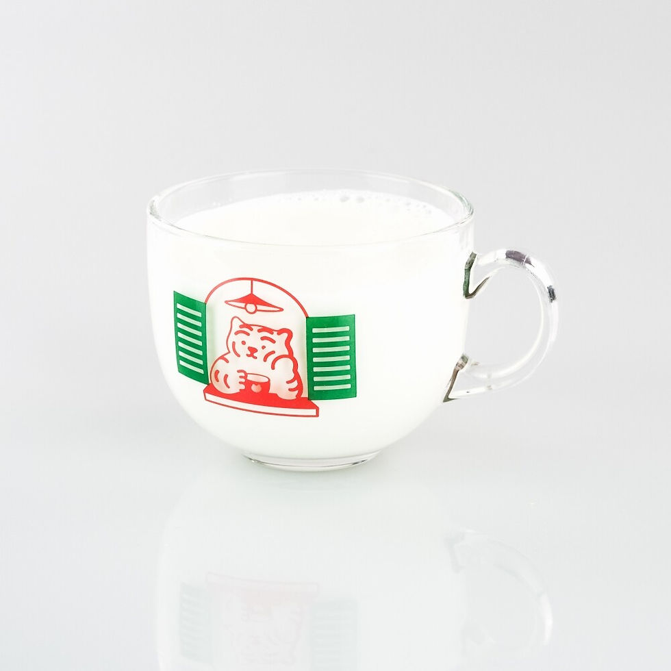 縮圖：Muzik Tiger Cereal Cup Glass Mug 麥片杯