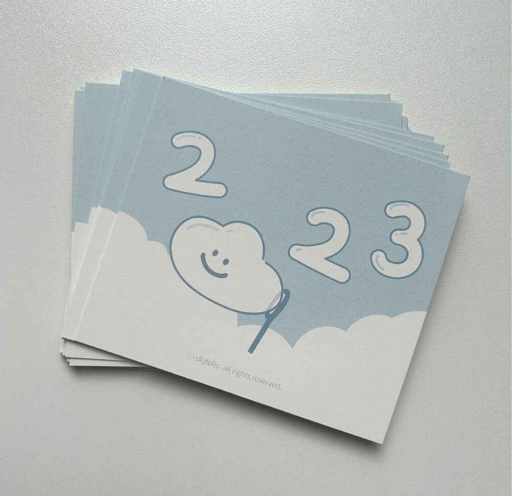 Skyfolio 2023 Postcard 心情雲雲明信片