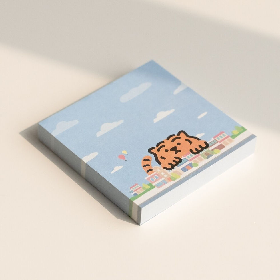 縮圖：Muzik Tiger Tiger Village Sticky Memo Pad 便條紙
