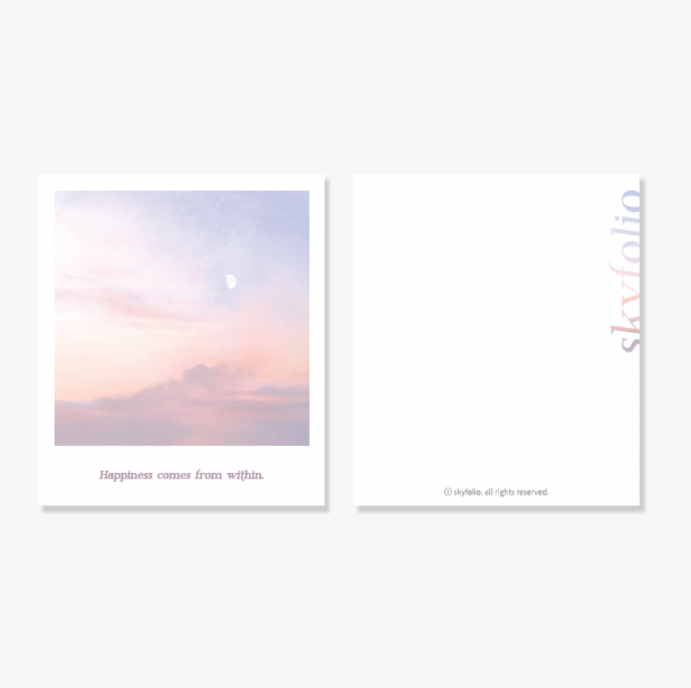 縮圖：Skyfolio Polaroid Postcard Pale Purple