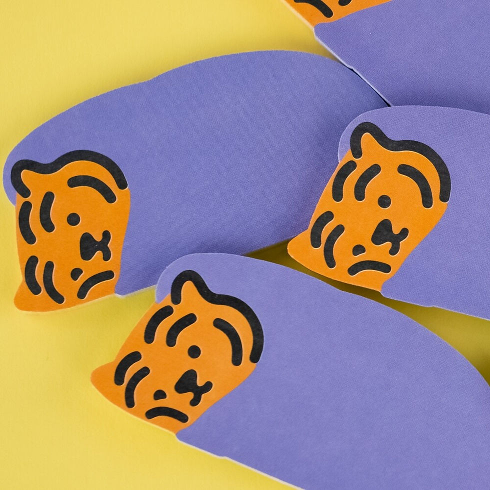 縮圖：Muzik Tiger Blanket Tiger Sticky Memo Pad 便條紙