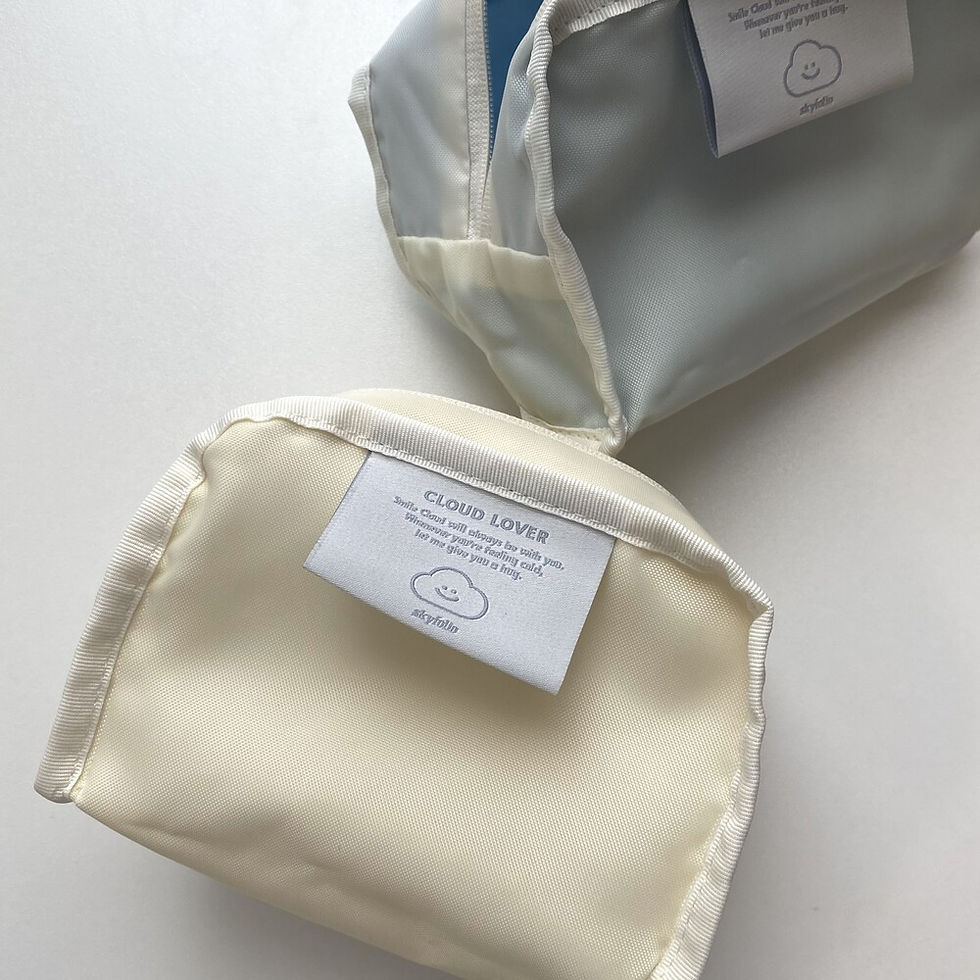 縮圖：Skyfolio Wappen Zipper Pouch 拉鍊小袋 (2色)