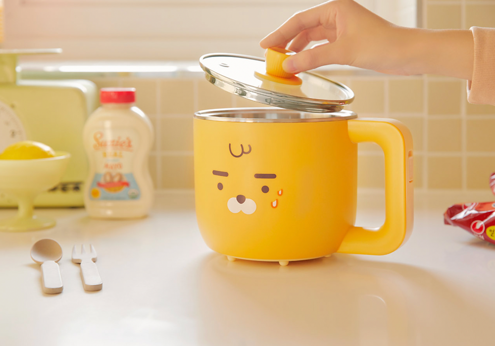 縮圖：Kakao Friends Ryan Noodle Cooker 煮食電子煲 0.8L