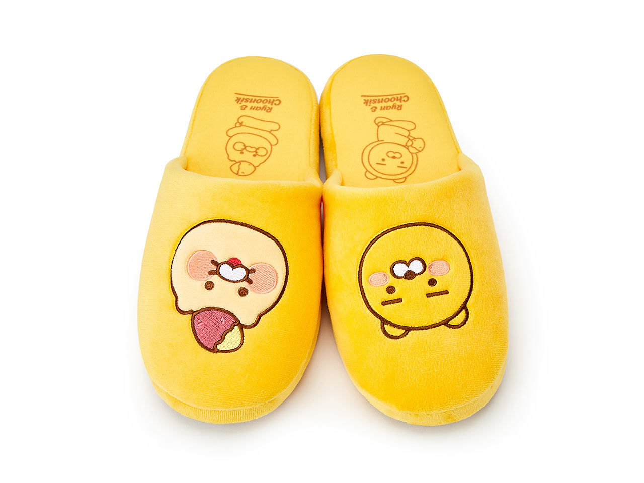 Kakao Friends Ryan &春植 Indoor Slippers海綿拖鞋