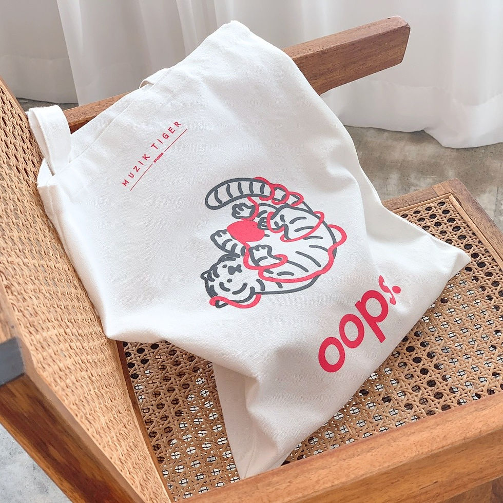 縮圖：Muzik Tiger Oops Tiger Eco Bag 環保袋