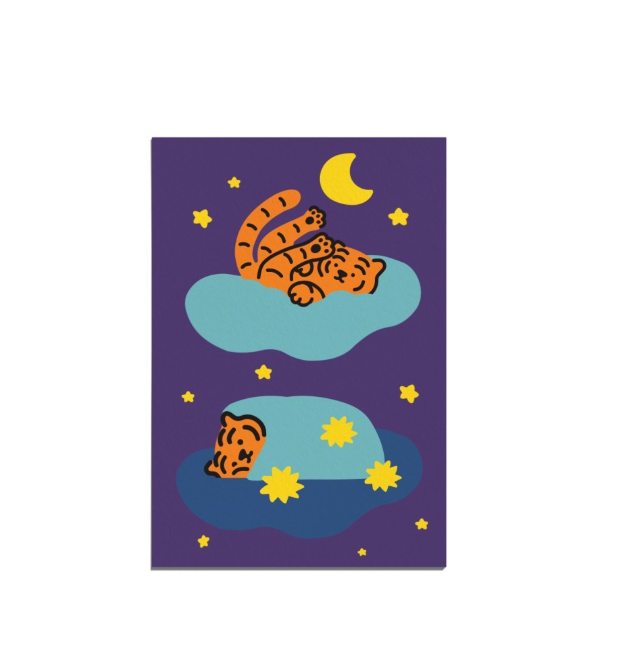 Muzik Tiger Night Tiger Postcard 明信片
