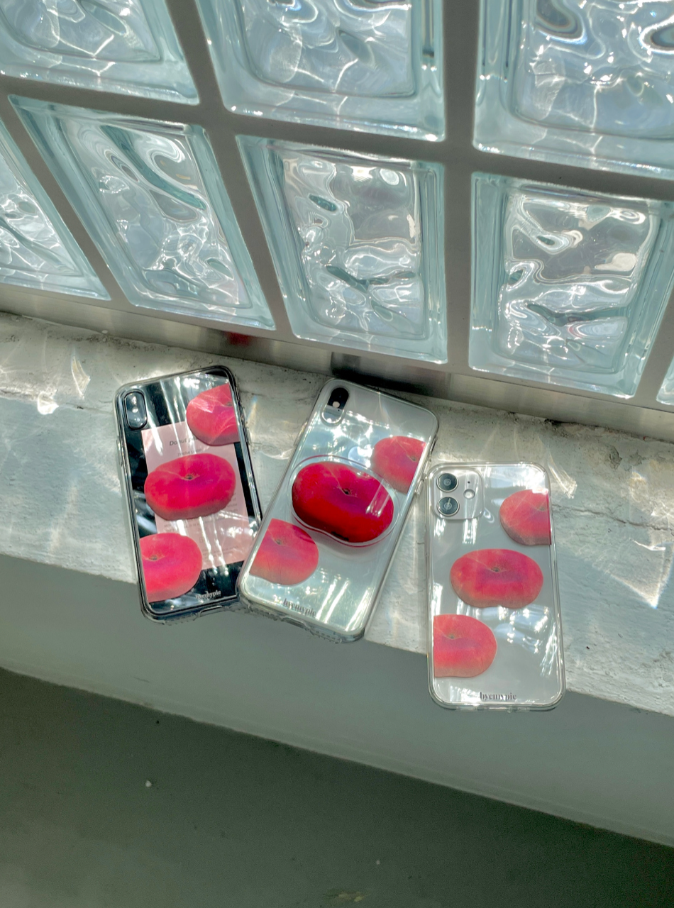 縮圖：Byemypie x Donut Peach Hard Jelly Case 手機保護殼