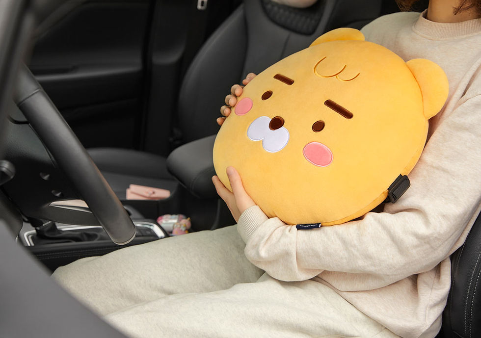 縮圖：Kakao Friends Little Ryan Car Back Cushion 汽車背枕｜Little Friends