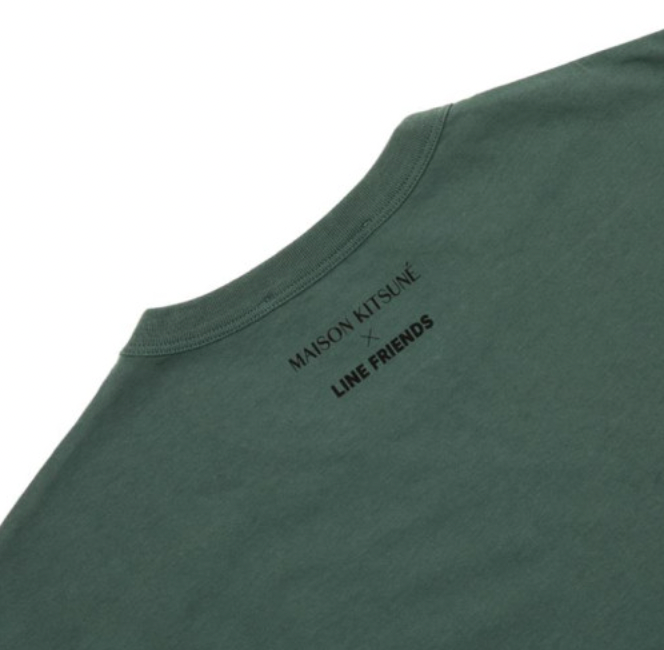 縮圖：Line Friends x Maison Kitsuné Big Print Short Sleeves T-Shirt 短袖T裇