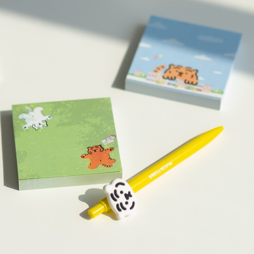 縮圖：Muzik Tiger Under the Tree Sticky Memo Pad 便條紙