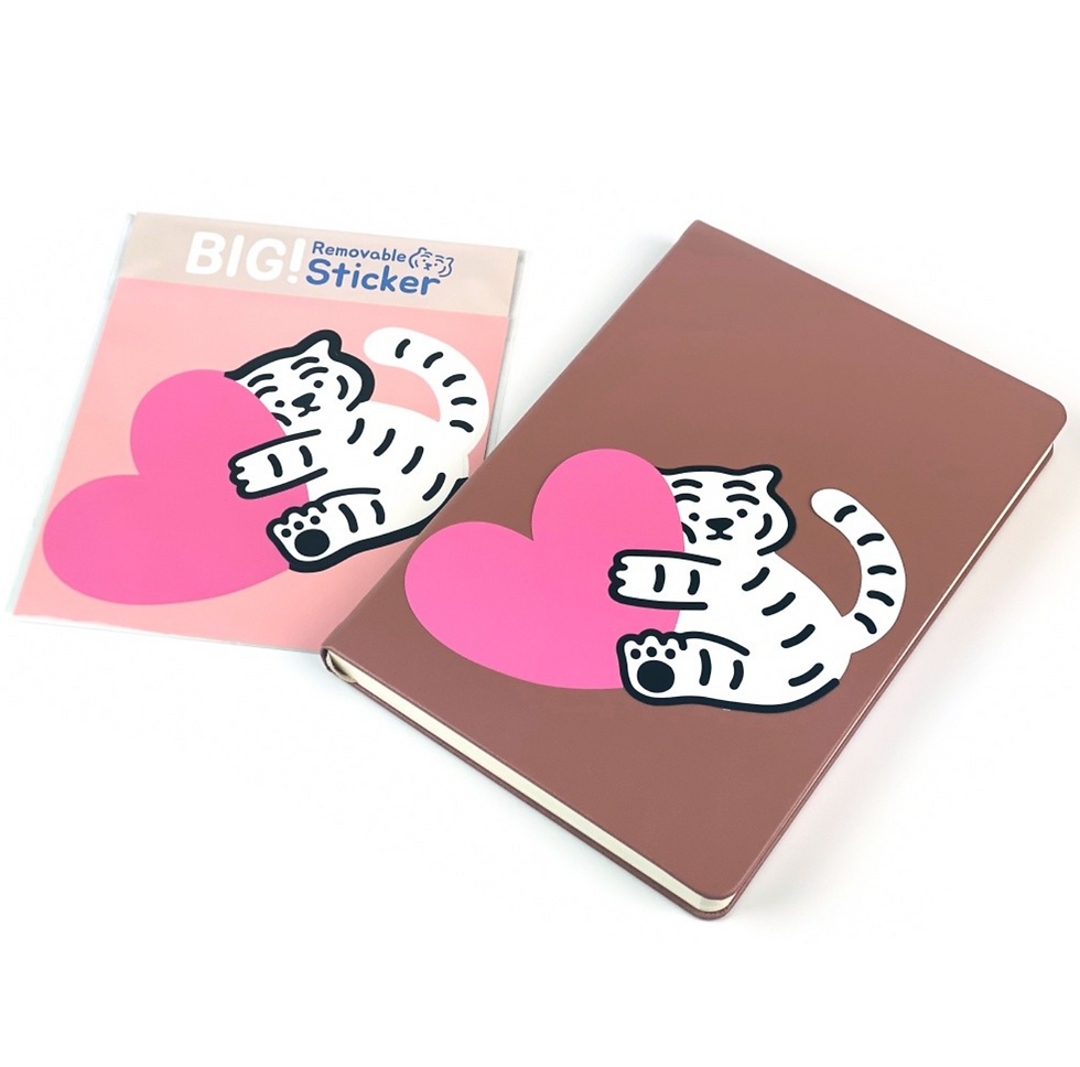 縮圖：Muzik Tiger Hug Tiger Big Removable Sticker 貼紙