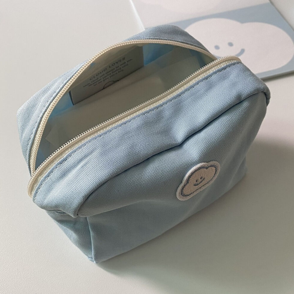 縮圖：Skyfolio Wappen Zipper Pouch 拉鍊小袋 (2色)