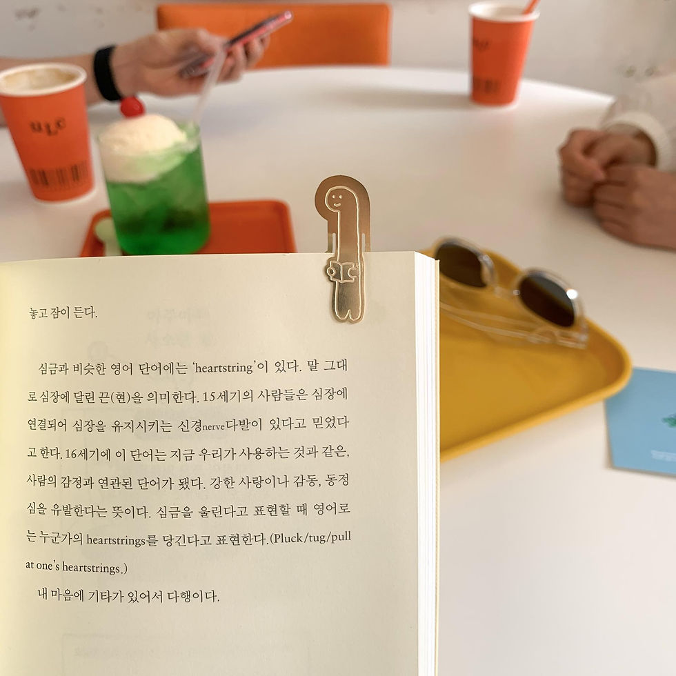 縮圖：Joguman Studio Brachio Book Mark 小腕龍金屬書籤