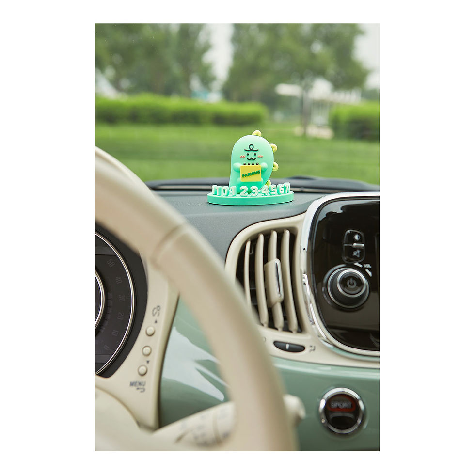 縮圖：Kakao Friends Jordy Figure Phone Number Plate 停車號牌