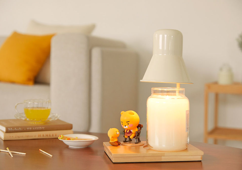 縮圖：Kakao Friends Ryan & 春植 Candle Warmer 蠟燭暖燈