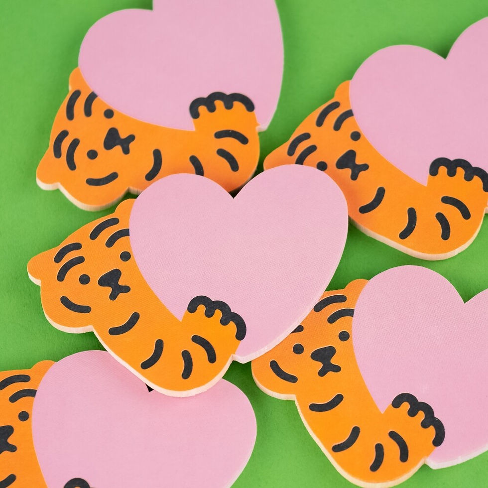 縮圖：Muzik Tiger Love Tiger Sticky Memo Pad 便條紙