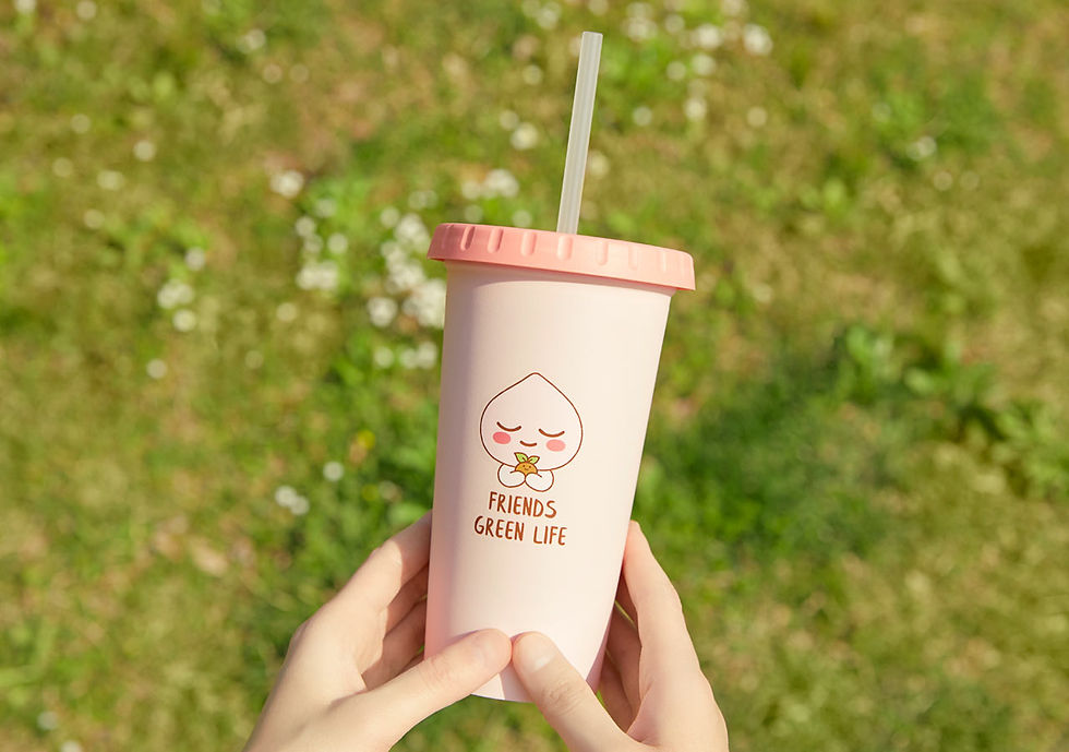 縮圖：Kakao Friends Ryan Apeach Reusable Ice Cup 環保水杯